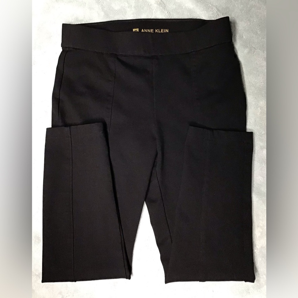 ANNE Klein Tregging Skinny Pants stretch black Size Medium